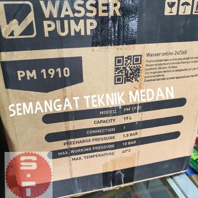NEW PC255EA PM1910 TABUNG WASSER POMPA AIR SEMI JET PUMP PC 255 EA PM 1910