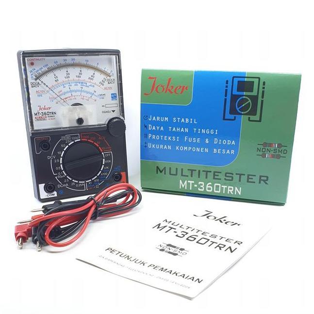 TERBARU - JOKER - Multitester Multimeter Analog MT-360 TRN Multi Tester Avometer