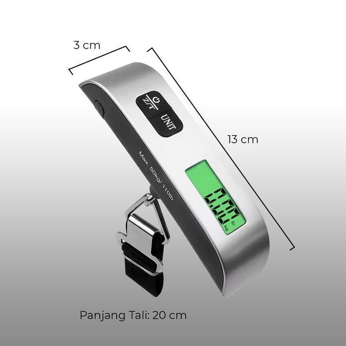 TIMBANGAN GANTUNG DIGITAL / TIMBANGAN KOPER 50 KG 10 G