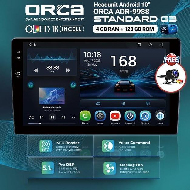 Head Unit Android 10 Inch XPANDER 2022 ORCA