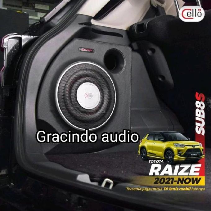 Subwoofer Cello W8S 8inch OEM Pasive Box PNP Toyota Raize