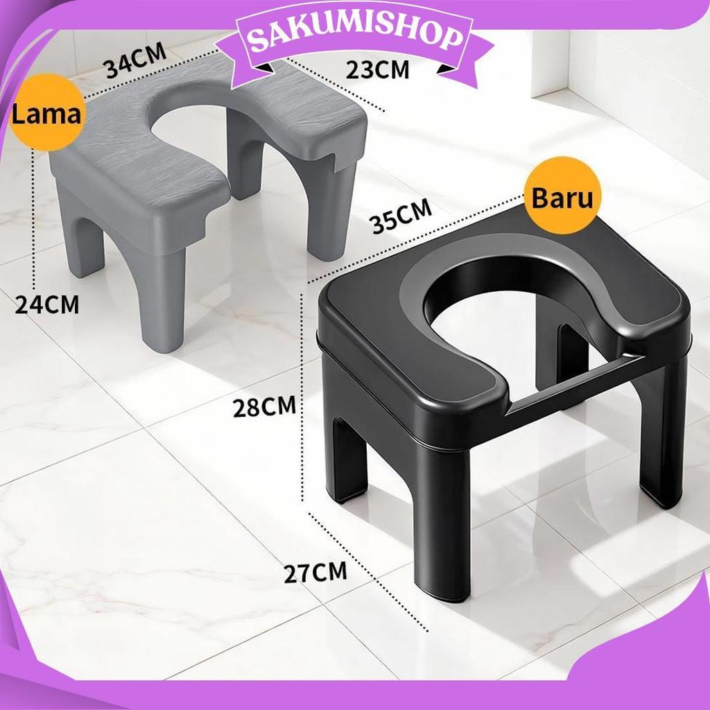 Huicome Kursi  jongkok , toilet jongkok siram kamar mandi ibu hamil, toilet jongkok plastik Termurah