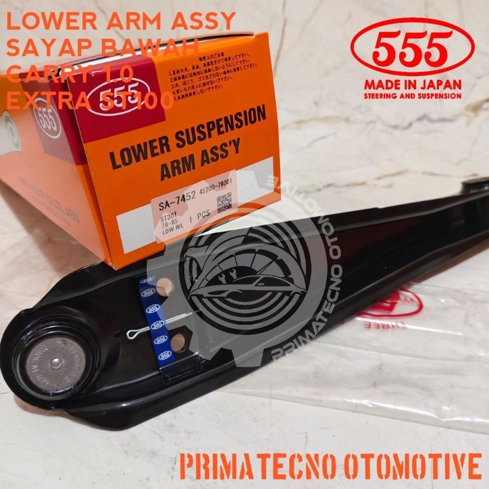 LOWER ARM SAYAP BAWAH SUZUKI CARRY 1.0 CARRY 1000 EXTRA ST100 BALL JOINT MEREK 555 JAPAN SANKEI PART