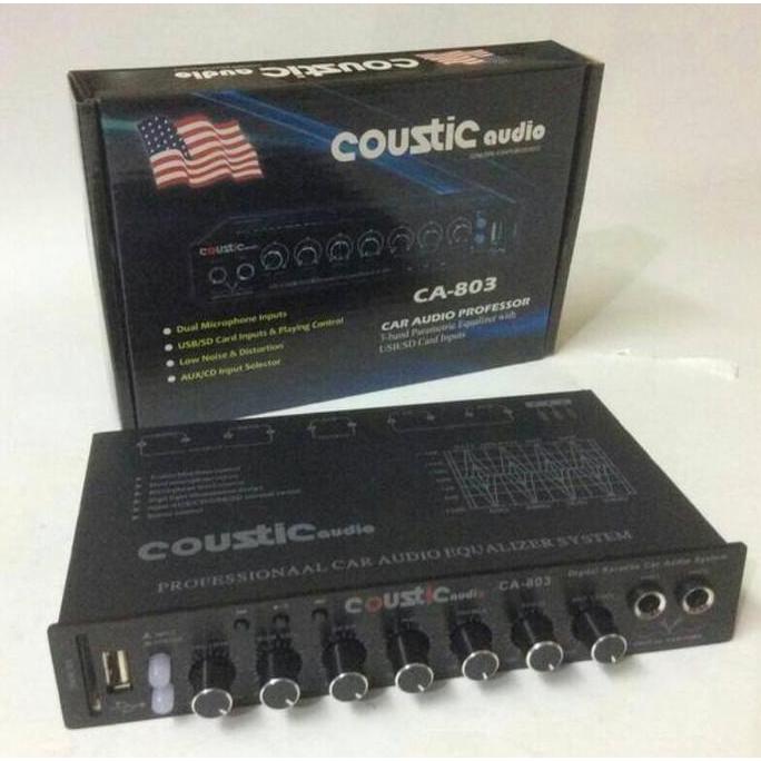 Parametrik / Pre Amp / Equalizer Coustic Audio Ca - 803 Bisa Karaoke