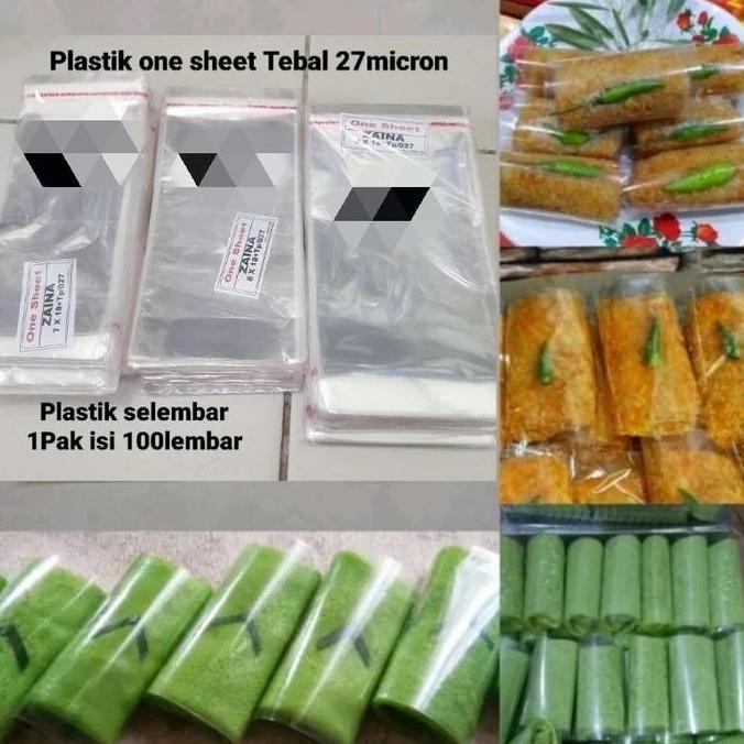 Plastik Pembungkus Lembaran Kue Basah, Risol Isi Kurleb 100 Pcs