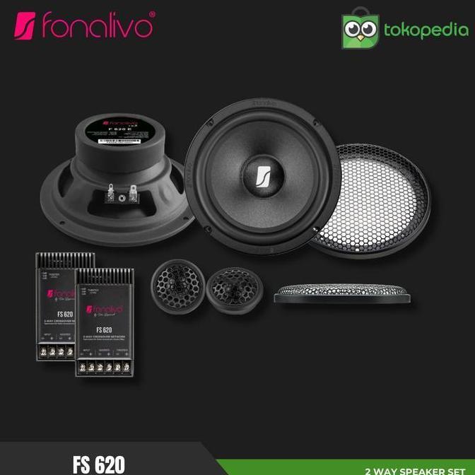 ZYL Speaker 2 Way Fonalivo FS 620 Component Set By Vox Research