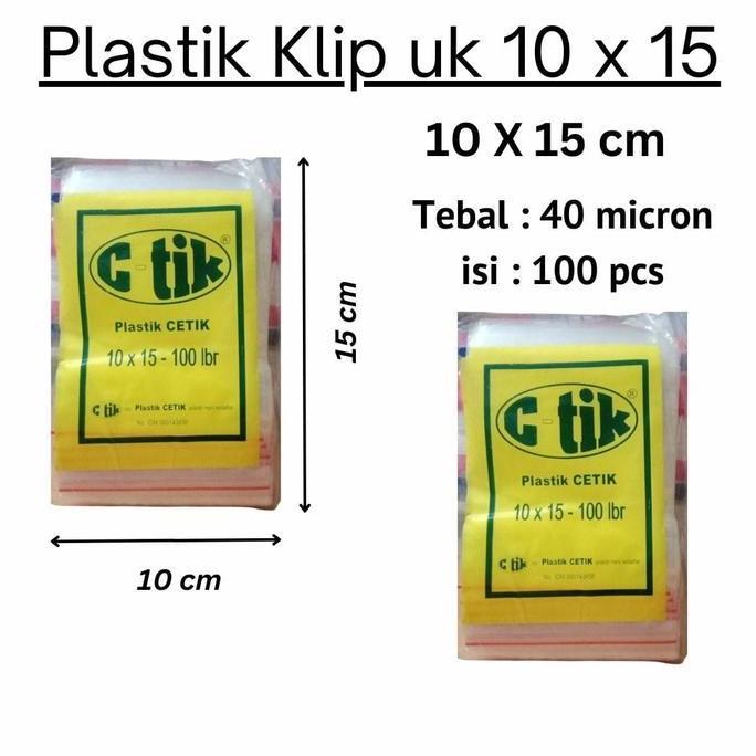 Plastik Klip Uk 10X15 (Isi 1000 Lbr), Plastik Obat, Plastik Zipper