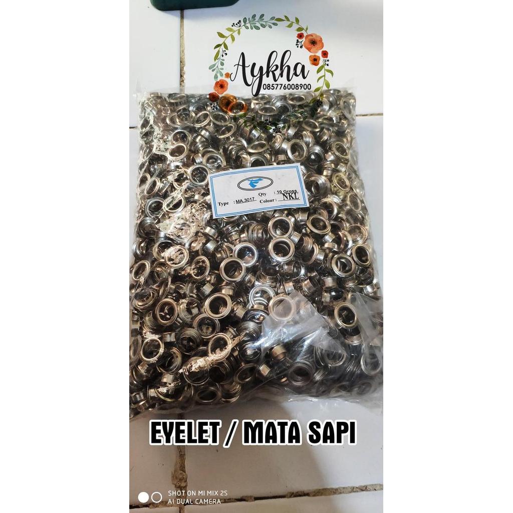 Giuntura- Paket Hand Press Handpress Mata Ayam Sapi Eyelet Banner Spanduk 10Mm