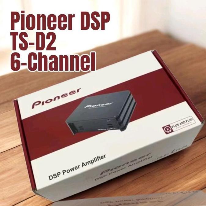 Amplifier DSP D-2 Pioneer Car Kabel Untuk HU Android Input 4-chanerl Output 6 Chanel