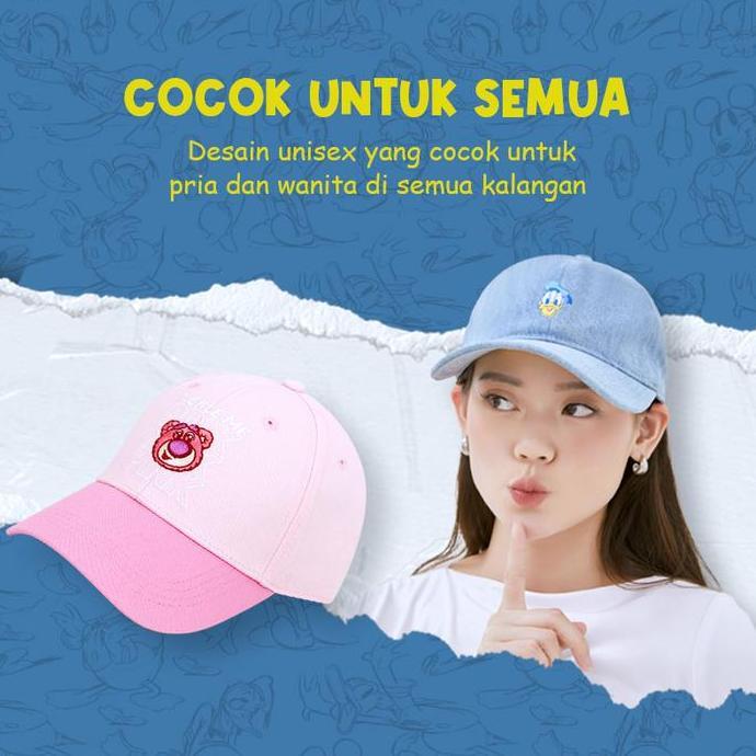 Rotazione- Ohsome X Disney- Mostorhata Colorblock Baseball Cap Disney Series Daisy Donald Duck/Daisy