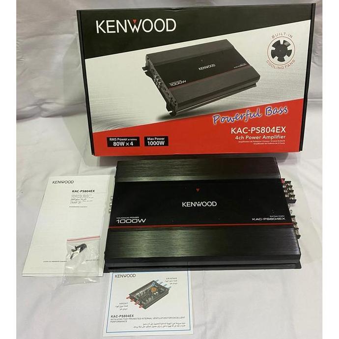 Power Amplifier 4 Channel KENWOOD Amplifier KAC-PS 804 EX 4 Channel Power