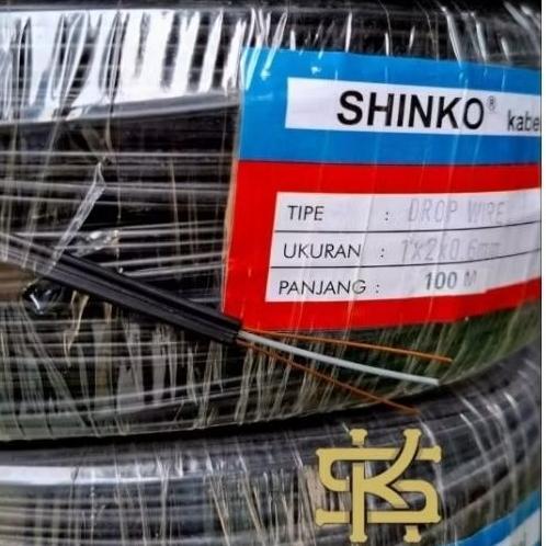 50Meter Kabel Telepon Kabel Isi 3 Shinko Tembaga Asli