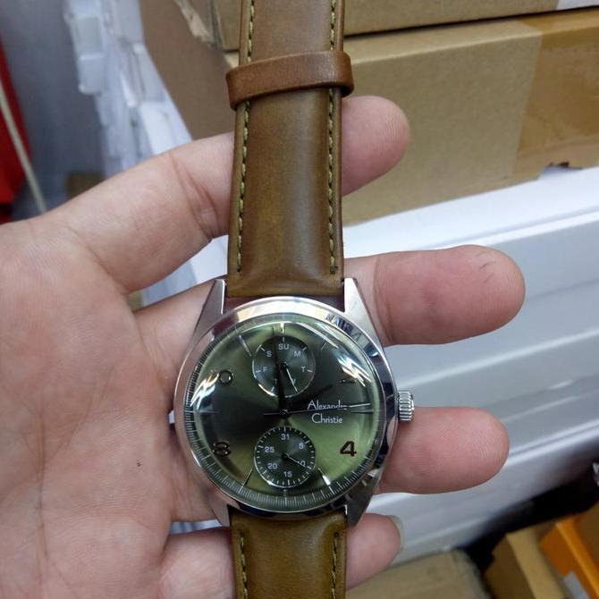 TERBARU Jam Tangan Analog Pria Alexandre Christie Ac 6579 MF solid Stainless