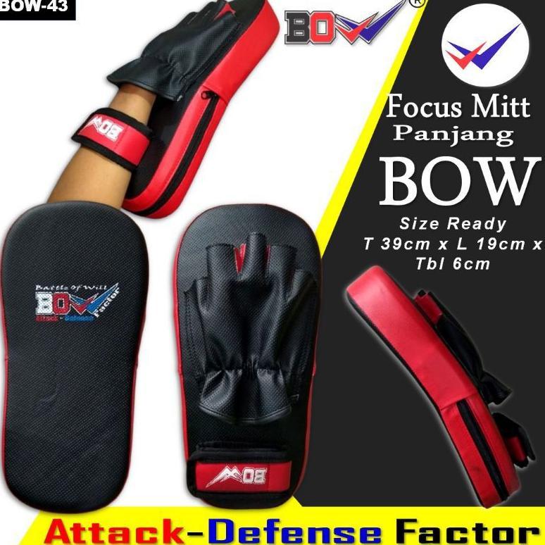 pad boxing focus mitt gloves pet jari panjang sarung tangan target taekwondo karate satuan boxing ar
