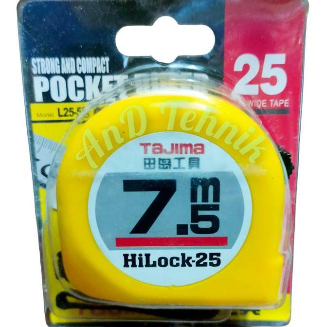 TAJIMA  Meteran 7,5 Meter /  Measuring Tape 7,5 M 25ft Hi-Lock 25