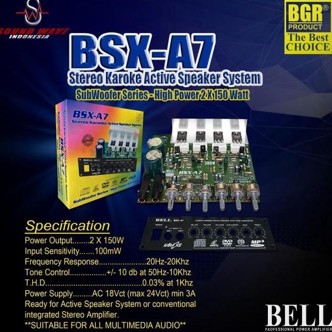 Promo Kit Power Speaker Aktif Bsx A7 Cod