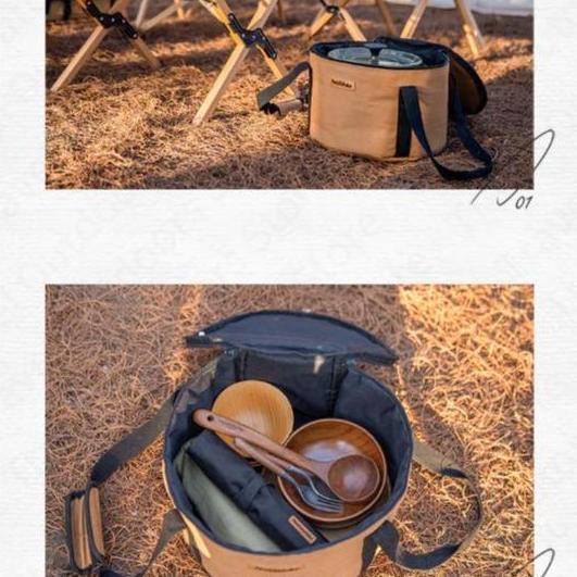 STORAGE BAG CANVAS BULAT NATUREHIKE NH20PJ129 TAS PERALATAN CAMPING