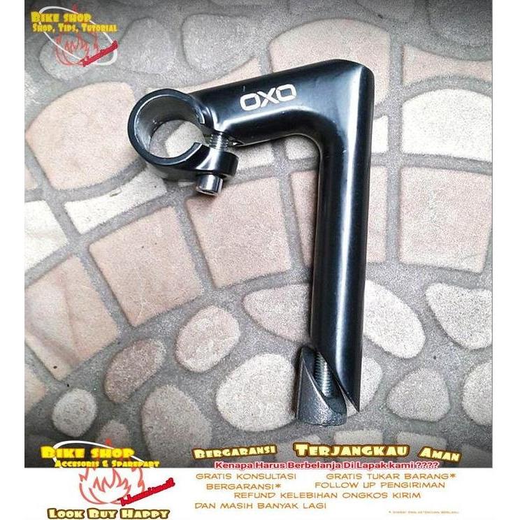 Stem Mtb Stem Bangau Oxo 90 Alloy Hitam Sepeda Mtb Bmx Sparepart Sepeda Termurah