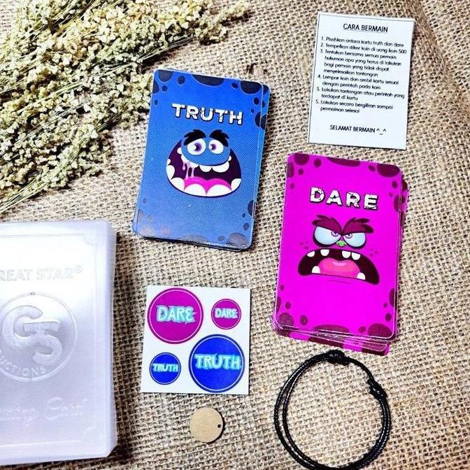 Ceocellular - Truth Or Dare Kartu Permainan Tantangan 50 Kartu Untuk Teman Nongkrong