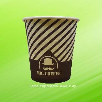 Posto- Paper Hot Cup 9 Oz 210 Ml Isi 1000 Pcs Motif Coffee