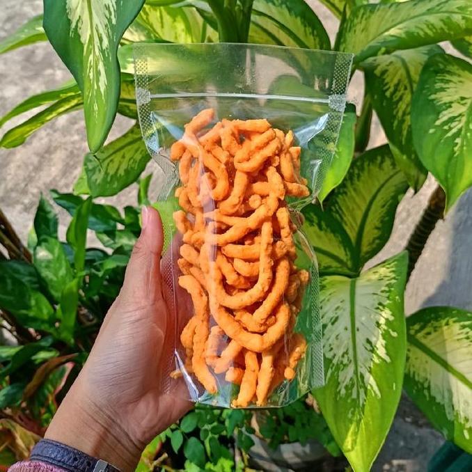 Kue Ulat Keju Cheese Stik Crunchy Premium 65gr Pouch Powder