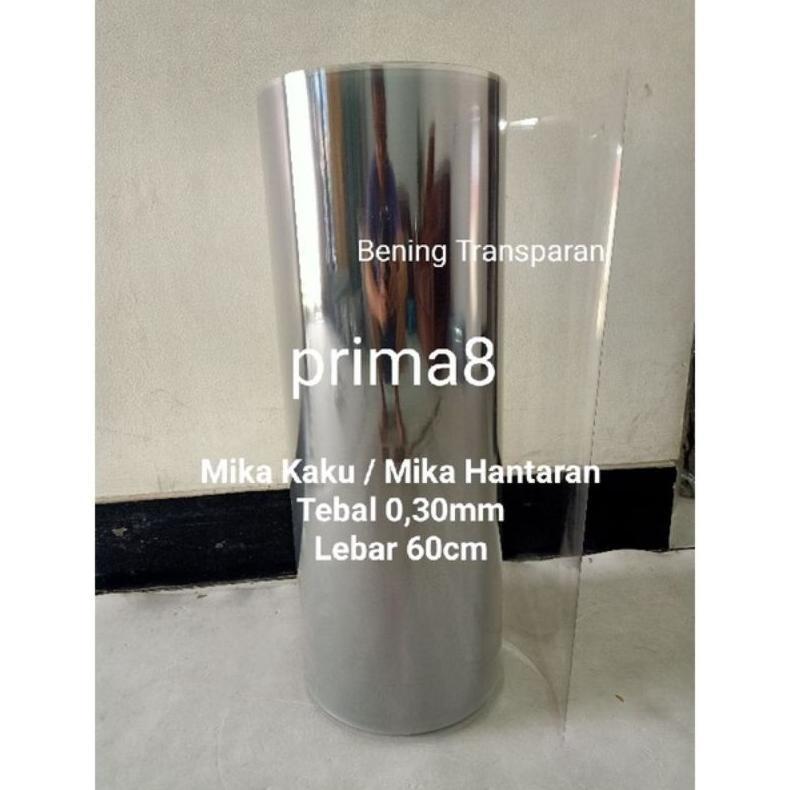 TERBARU 2026 Plastik Mika Kaku Rigid PVC Clear Bening Tebal 0,40mm