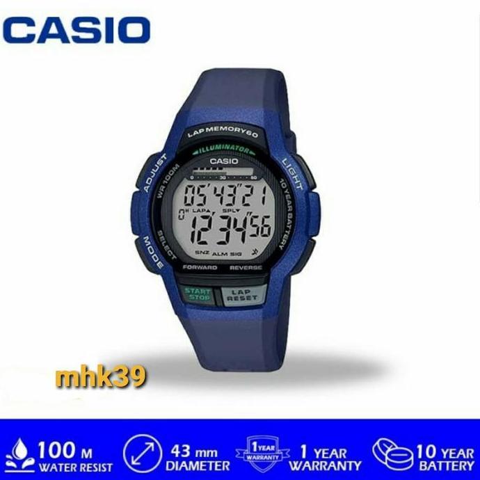 JAM CASIO WS-1000H-2AVDF / WS1000H ORIGINAL BERGARANSI
