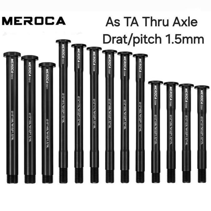 Meroca As TA Thru Axle Hub Freehub Sepeda MTB Roadbike