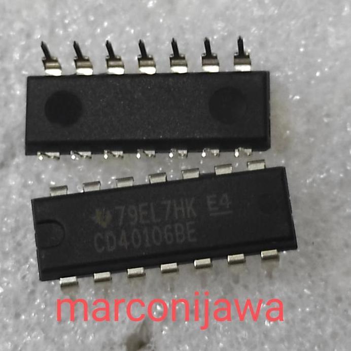 Ready stock CD40106BE ic dip CD40106BE