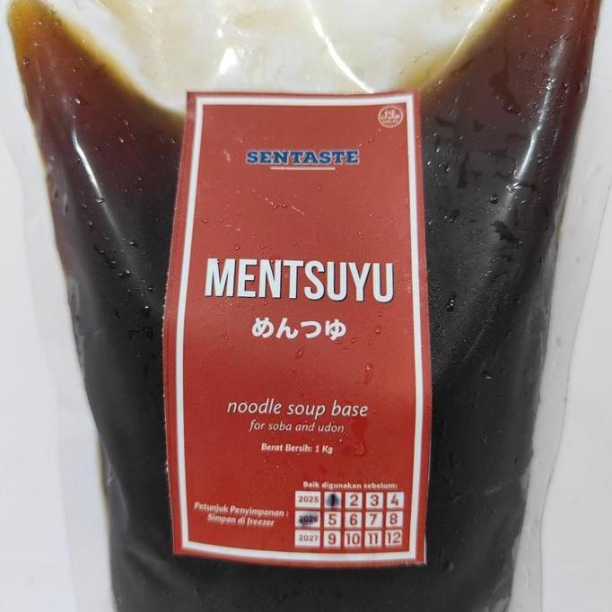 Sentaste Mentsuyu Basic Halal 1kg - Kuah Soba Udon Noodle Soup Base Sop Tsuyu Kecap Jepang