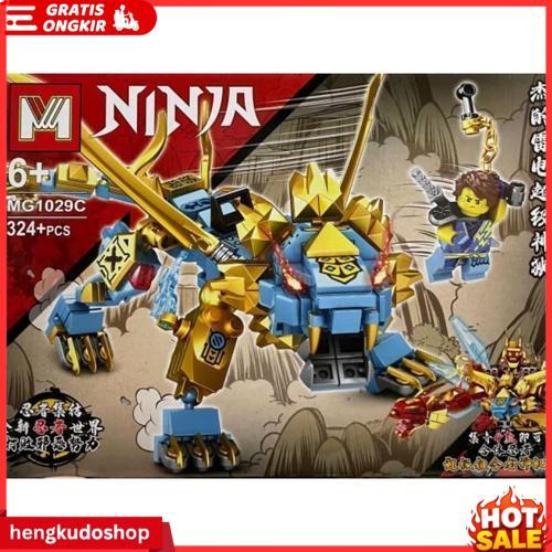 Obm99144 - Mainan Balok Susun Bricks Blocks Ninja Dragon Zane 4In1 Besar Blok Figure Ninja Naga Lari
