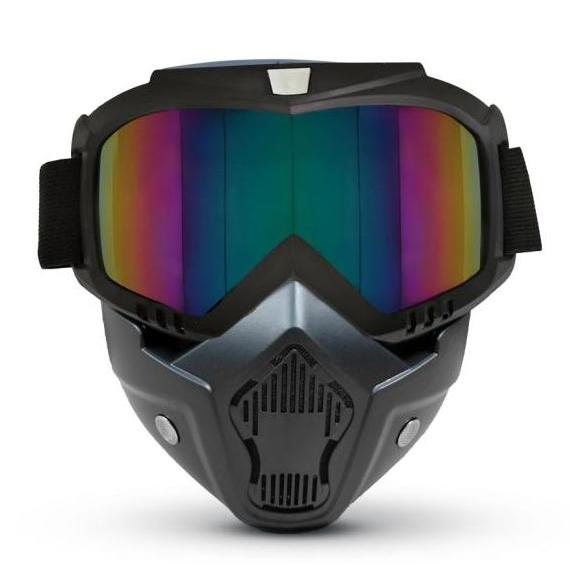 Google Mask Helm Masker Kacamata Motor Goggles Ski Trail Cross Topeng Tengkorak