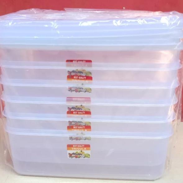3 Pcs Food Box /Tempat Donat/Tempat Sosis Buat Jualan/Kotak Makan 3500 Ml (3,5 L)