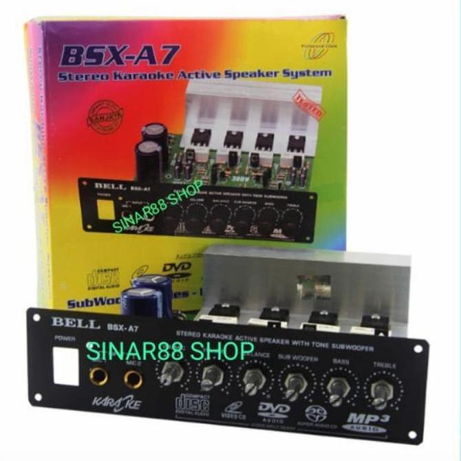 Promo Kit Echo Bsx-A7 Bsx A7 Bsxa7 2X150W=300W+Socet 2Mic Bell/Sanjaya Cod