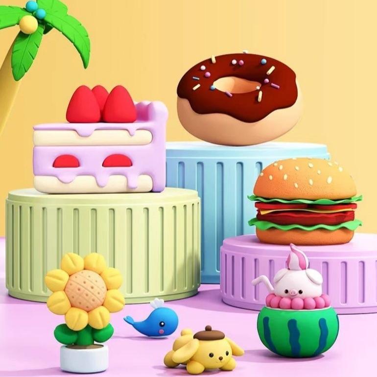 Limited Voova Mainan Clay/ Mainan Bentuk Clay/ Mainan Anak/ Diy