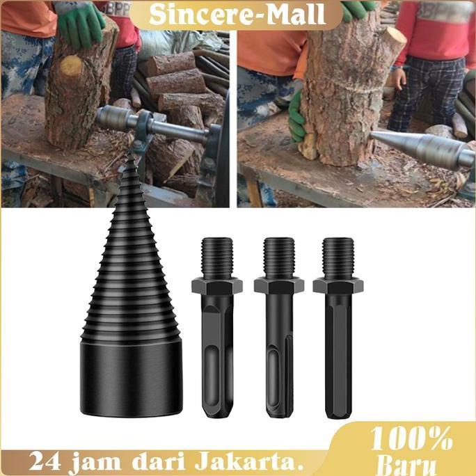 YUZABA Mata Bor Kayu Bakar Cacah 32mm Alat Mata Bor Pemecah Kayu