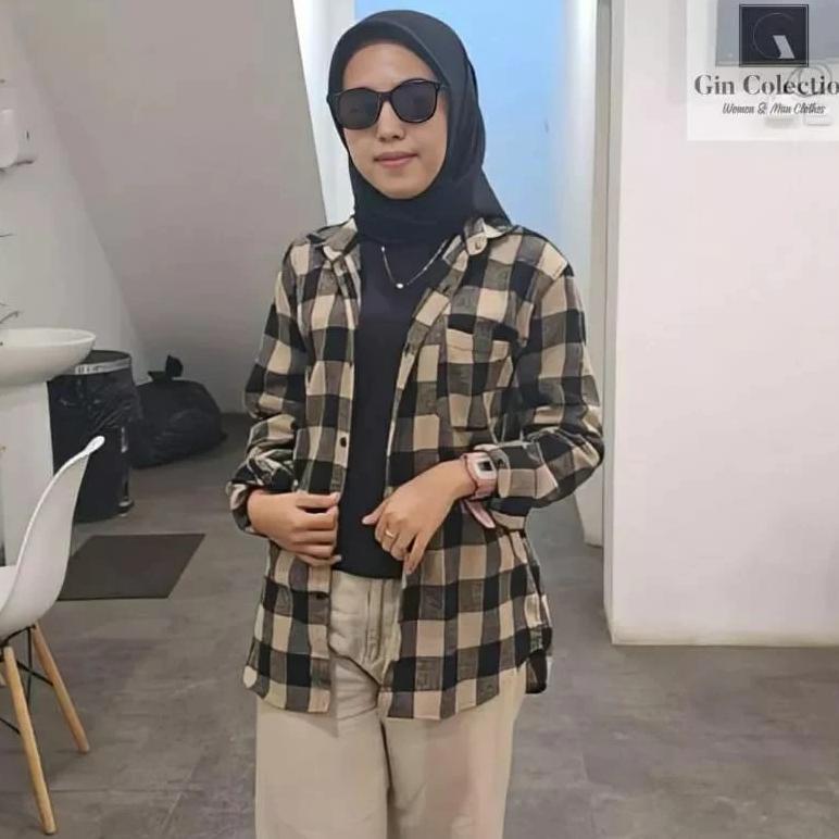 TERBARU PROMO Kemeja Flanel Pria [MOTIF SULTAN] Lengan Panjang Distro Motif Flanel Kotak Kotak / Hem