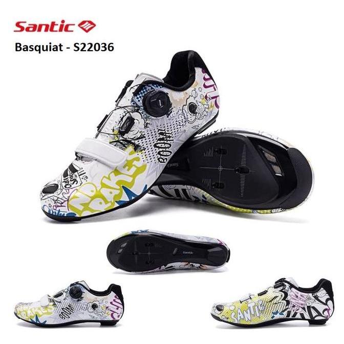 Sepatu Sepeda Cleat Santic BASQUIAT S22036 Sepatu Roadbike ORIGINAL