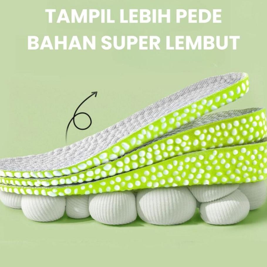Sol Sepatu Peninggi Badan / Insole Peninggi Badan /  Insole Tambah Tinggi Pria & Wanita / Sol Sepatu