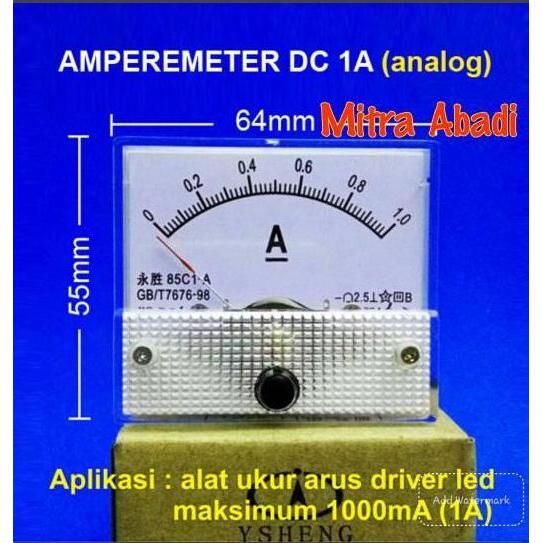 Amperemeter ANALOG DC 1A/1000 mA