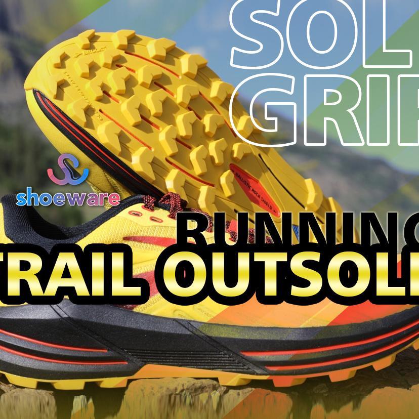 Outsole Sepatu Running Trail Tracking Gunung Outdoor Sport Sol Tahan Lama