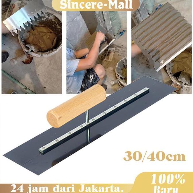 ERTTOLIN Gosokan Acian Setrika Plester Dinding 30/40 Cm Alat Acian Tembok