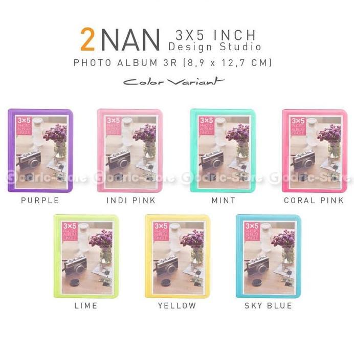 Korea Colorful Photo Album / Foto Album 3R (3x5)