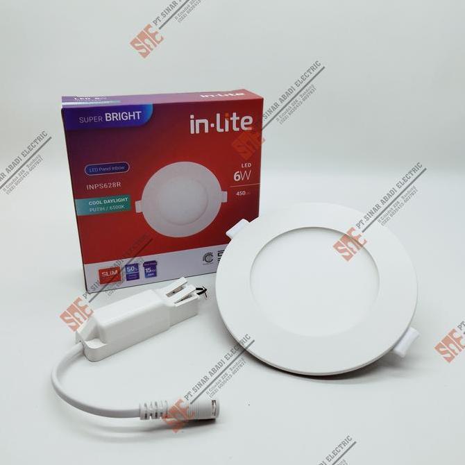 Lampu Downlight Led Inlite 6 Watt Inbow 3000K/4000K/6500K INPS628R