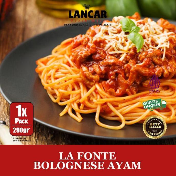 LA FONTE SAUS CHICKEN BOLOGNESE 290GR