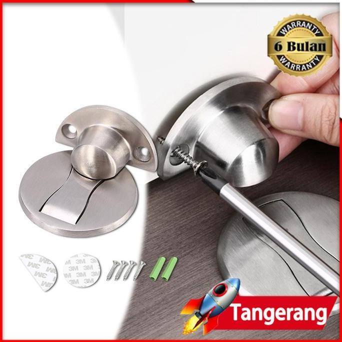 AMERZANA Penahan Pintu Magnetic Door Stoper Anti-Collision Magnetic Door Stopper