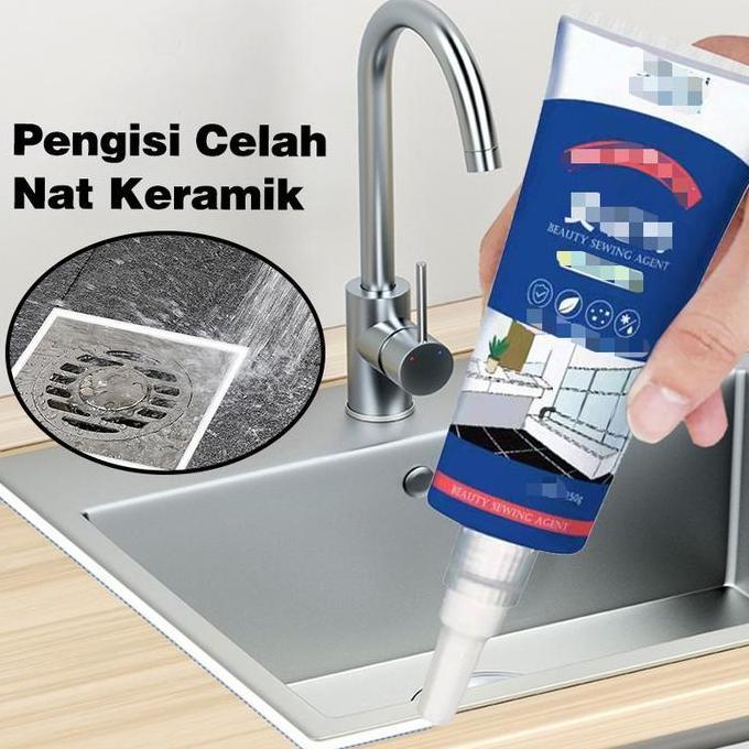 AMERZANA 250g Pengisi Celah Nat Keramik Lem Nat Keramik Kamar Mandi Waterproof