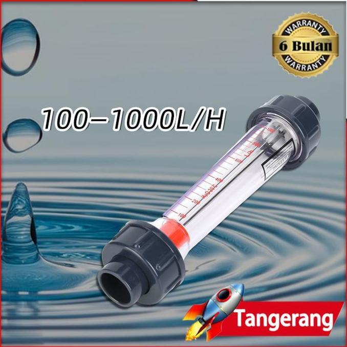 AYOBAKUL Rotameter Tabung Pelastik LZS-15 / Flow Meter LZS-15D 100-1000 L