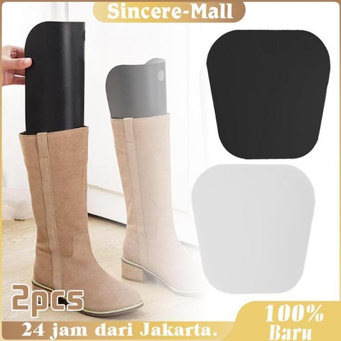 POIRENS 1 Pasang Shaper Stand Sisipan Bentuk Boots Alat Menjaga Sepatu Boot