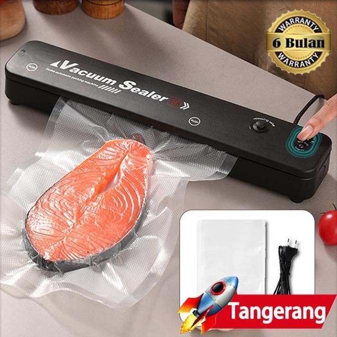 XLOGIPO Vacum Sealer Makanan / Alat Vakum Makanan / Mesin Vakum Sealer Otomatis Basah Dan Kering